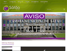 Tablet Screenshot of cm-satao.pt